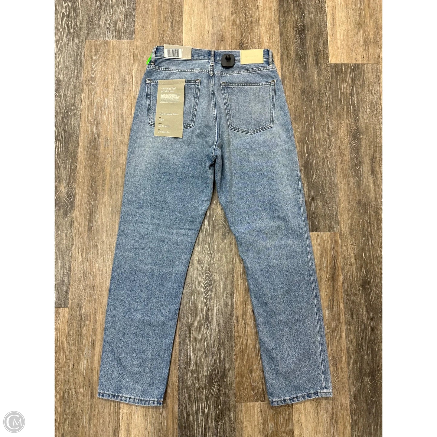 Jeans Straight By Everlane In Blue Denim, Size: 6