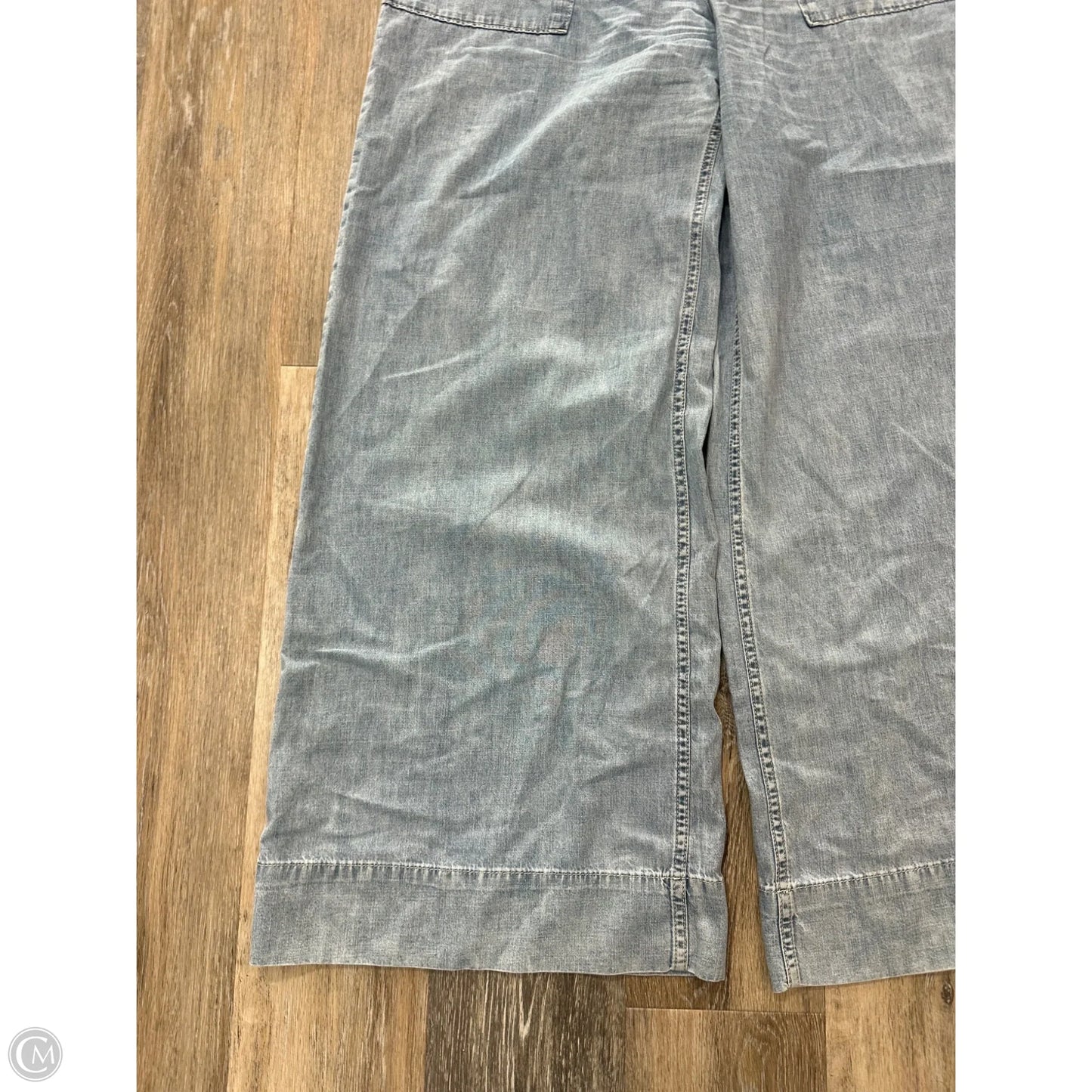 Jeans Wide Leg By We The Free In Blue Denim, Size: L