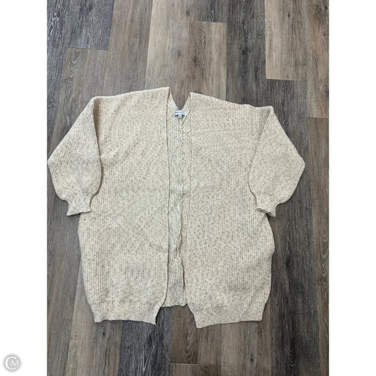 Sweater Cardigan By Paper Crane In Cream, Size: S