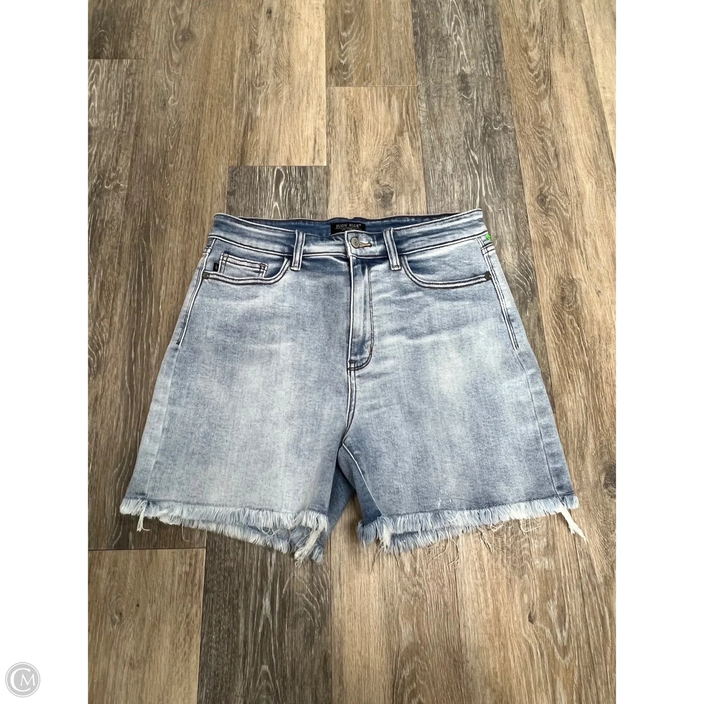 Shorts By Judy Blue In Blue Denim, Size: Xl