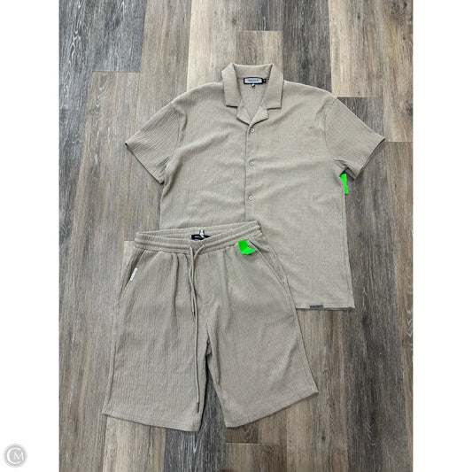 Shorts Set By Mauvais In Taupe, Size: M