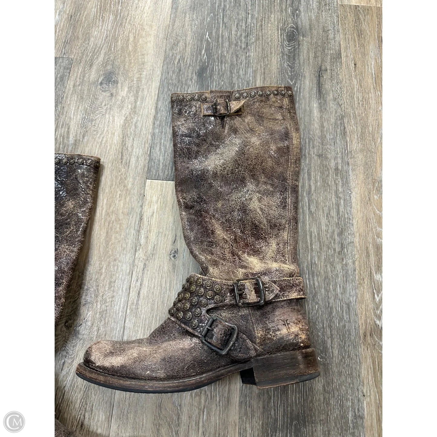 Boots Designer By Frye In Brown, Size: 8