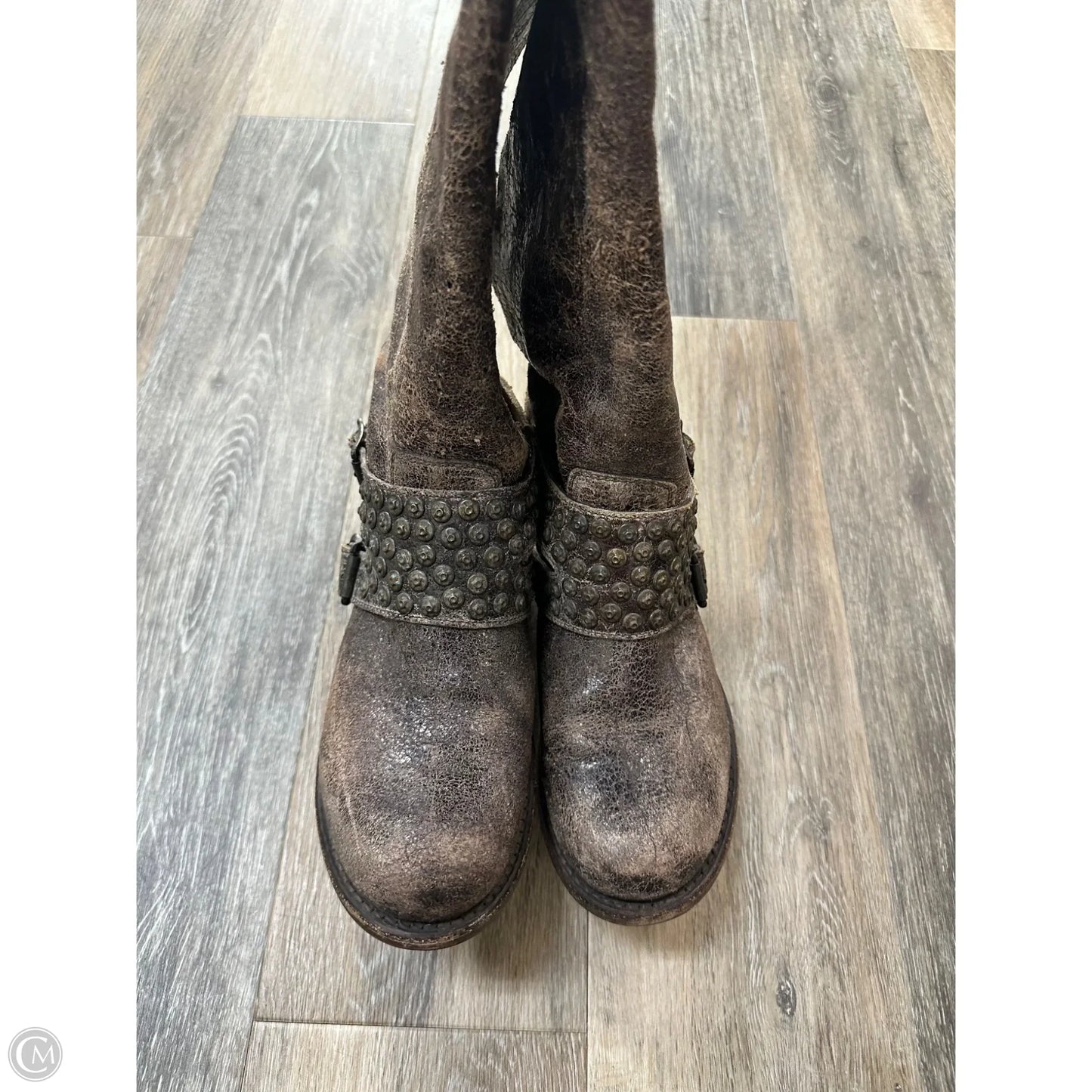 Boots Designer By Frye In Brown, Size: 8