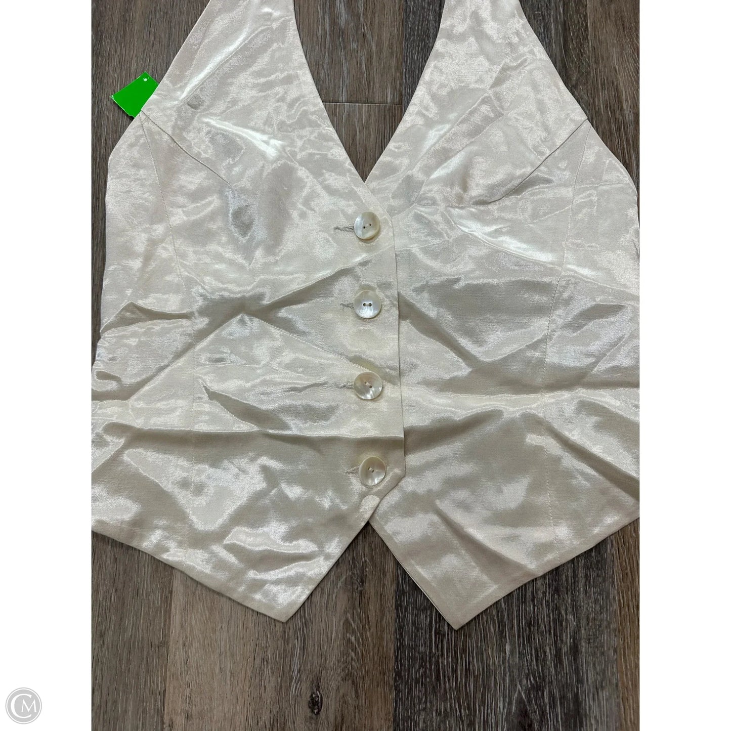 Top Sleeveless By Free People In Cream, Size: L