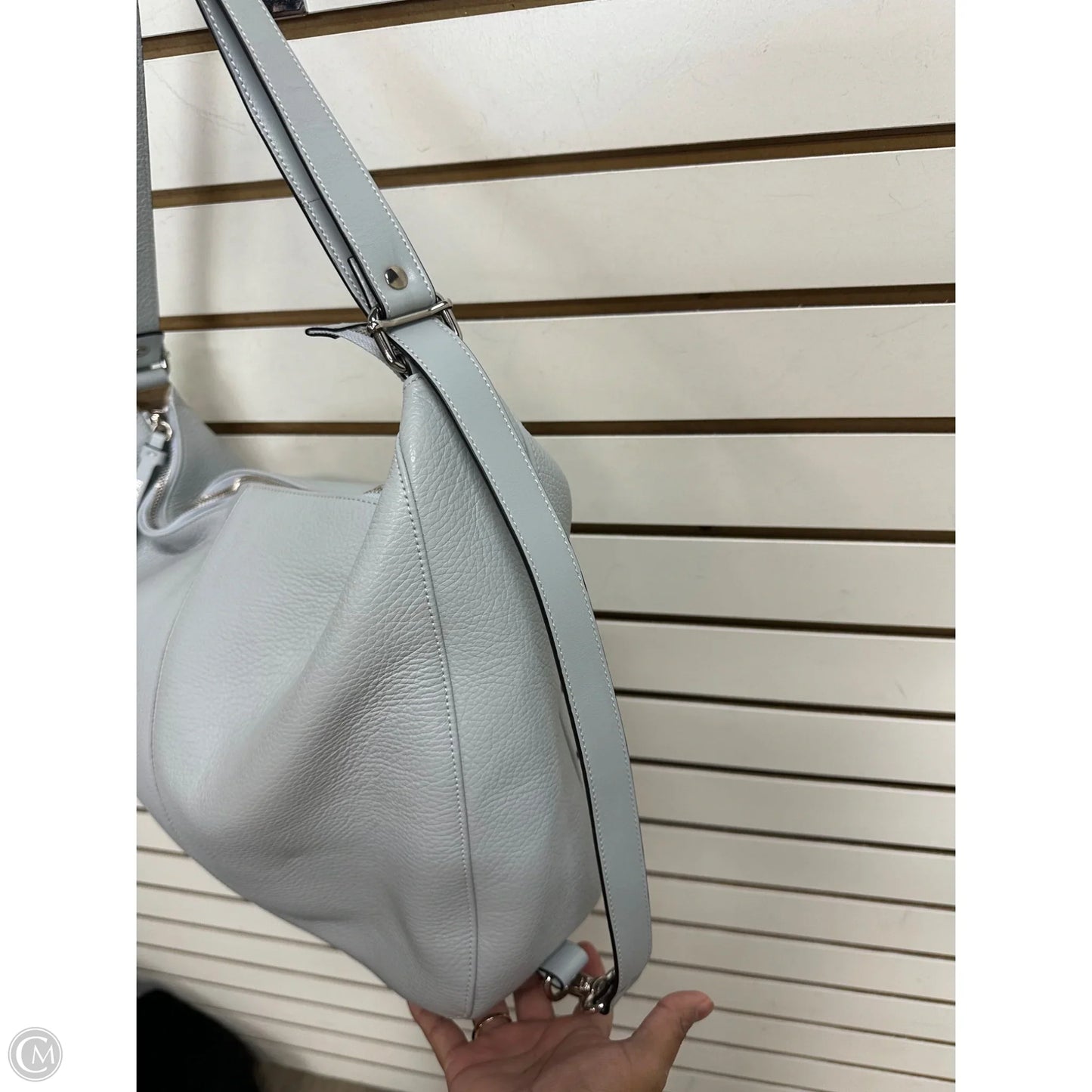 Handbag Leather By Bosca, Size: Large