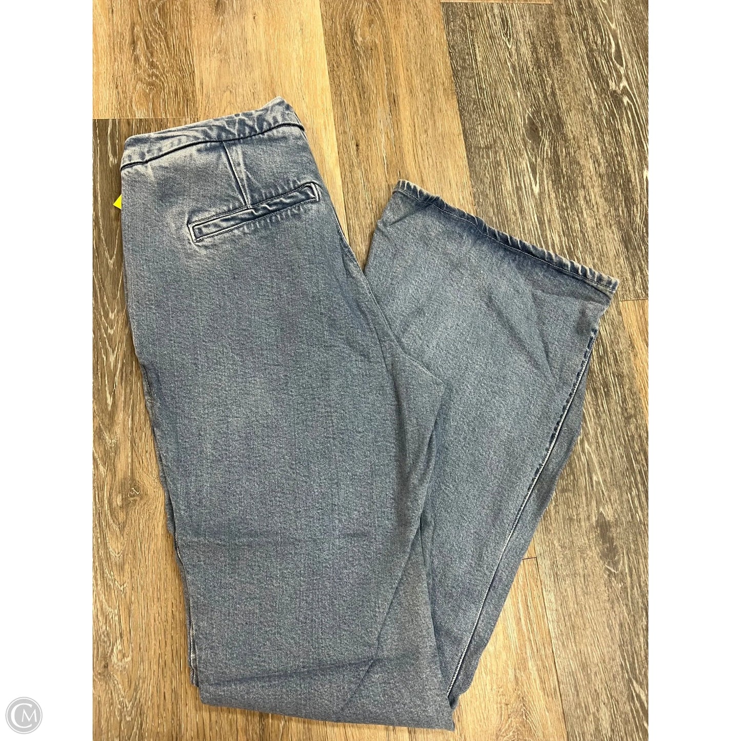 Jeans Flared By Good American In Blue Denim, Size: 12