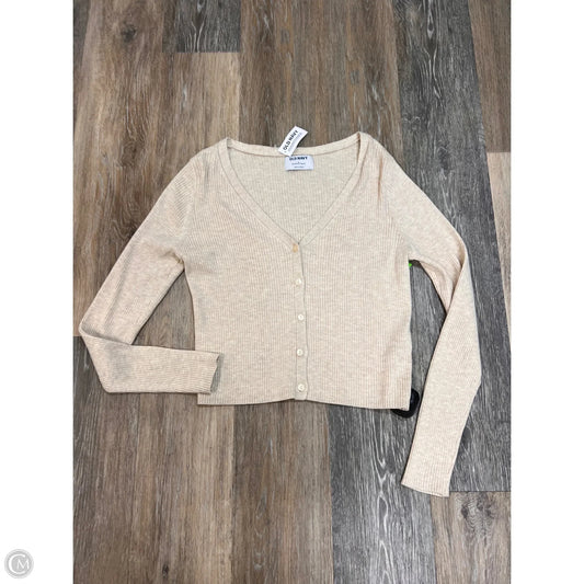 Sweater Cardigan By Old Navy In Cream, Size: S