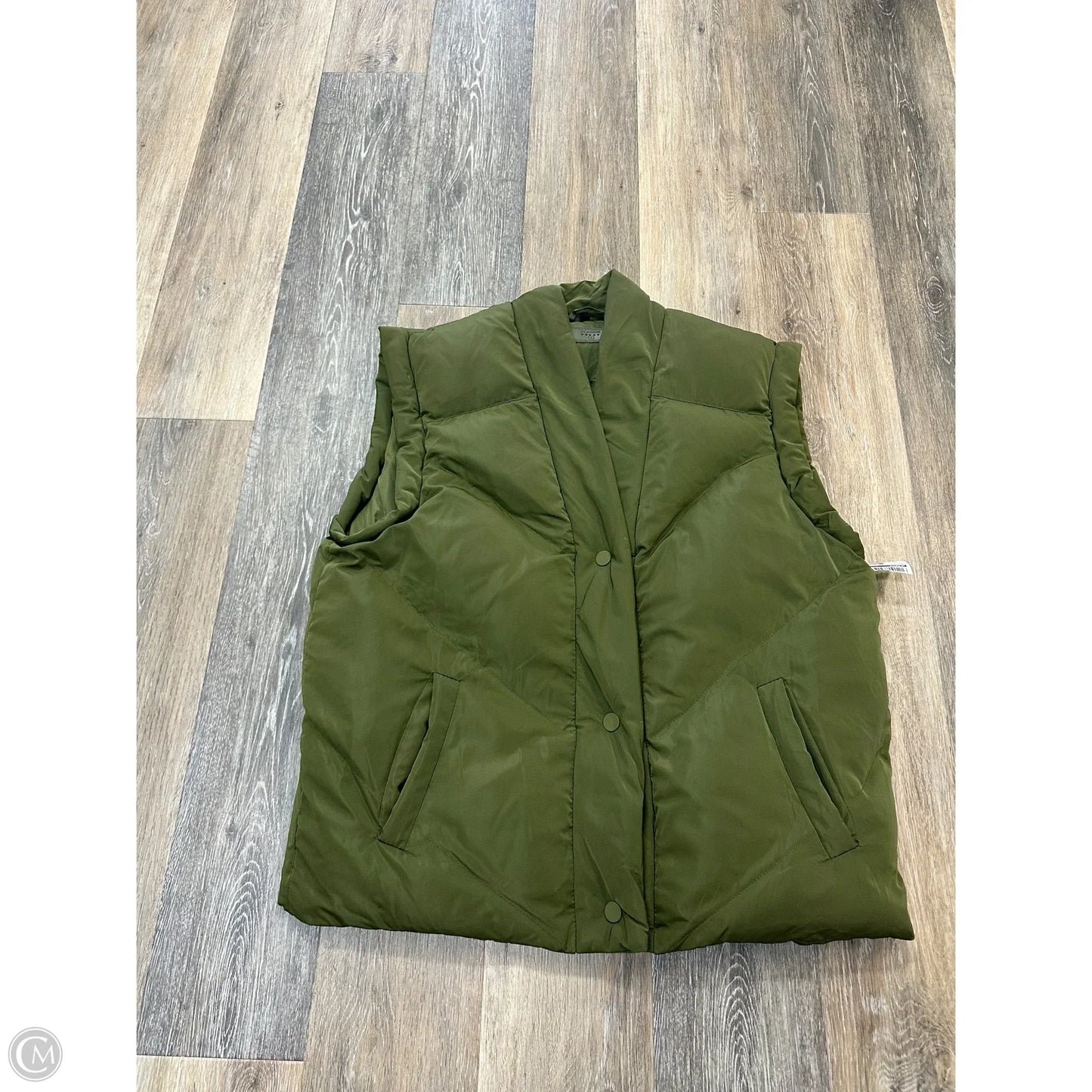 Vest Puffer & Quilted By Blanknyc In Green, Size: S