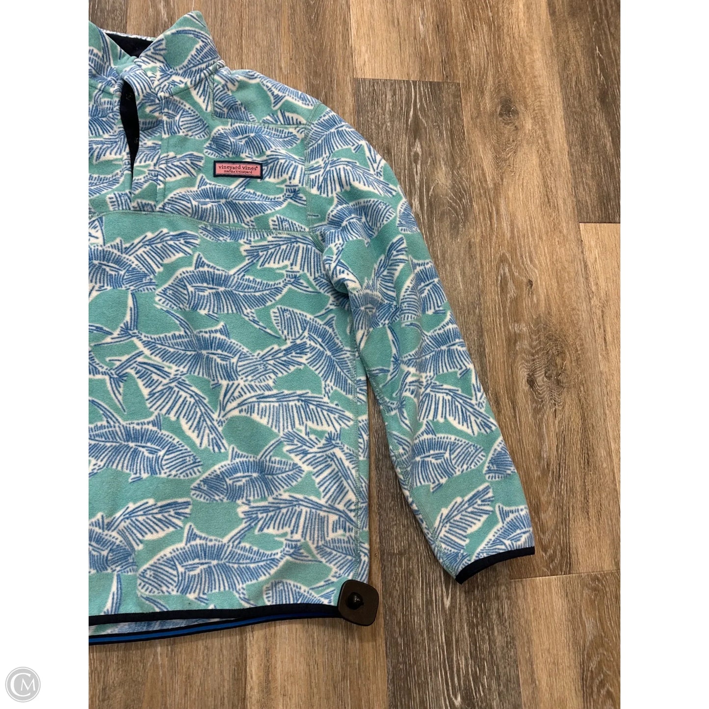 Athletic Fleece By Vineyard Vines In Blue & Green, Size: M