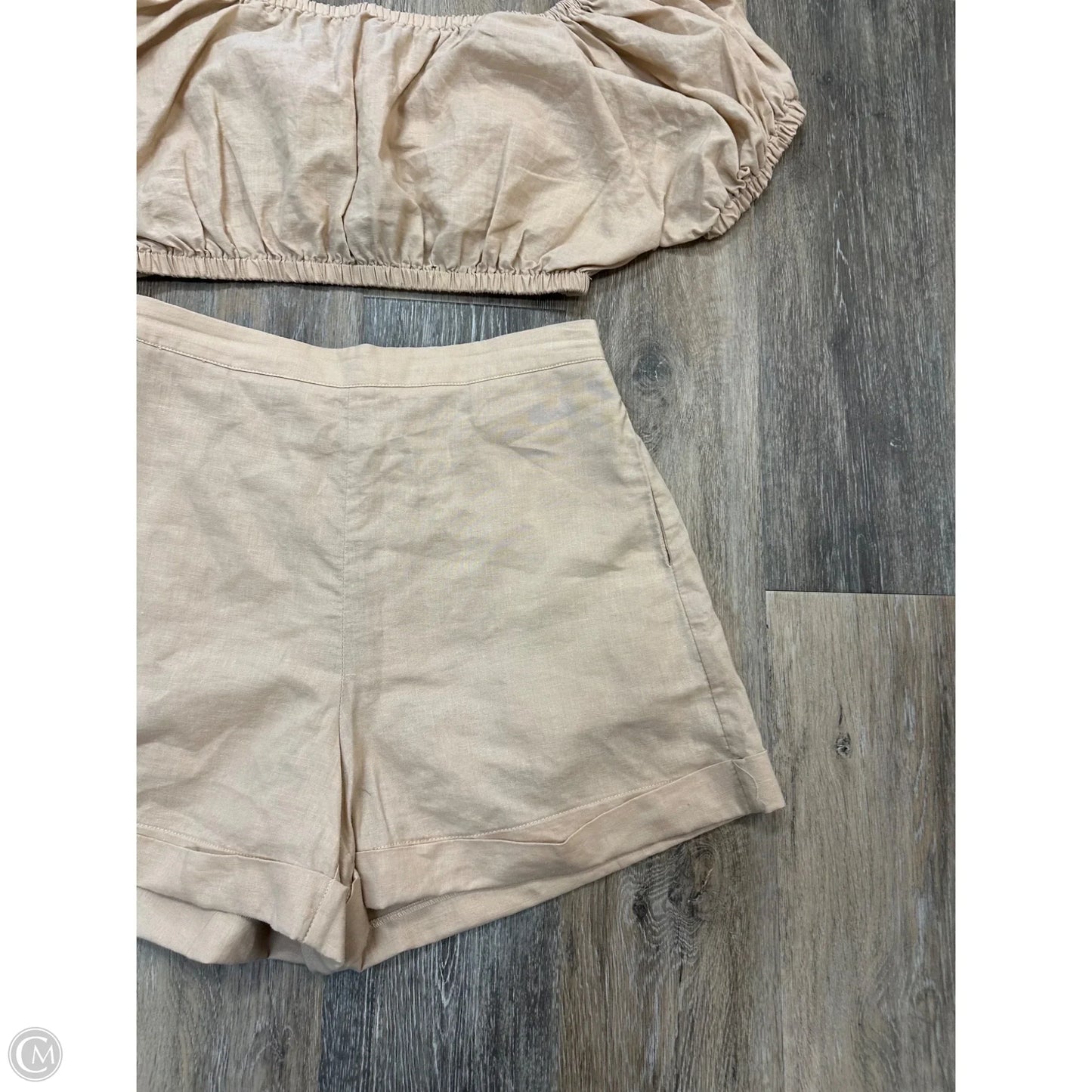 Shorts Set By Petal + Pup In Tan, Size: M