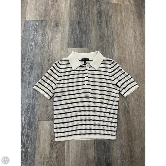 Sweater Short Sleeve By Rag And Bone In Striped Pattern, Size: Xs
