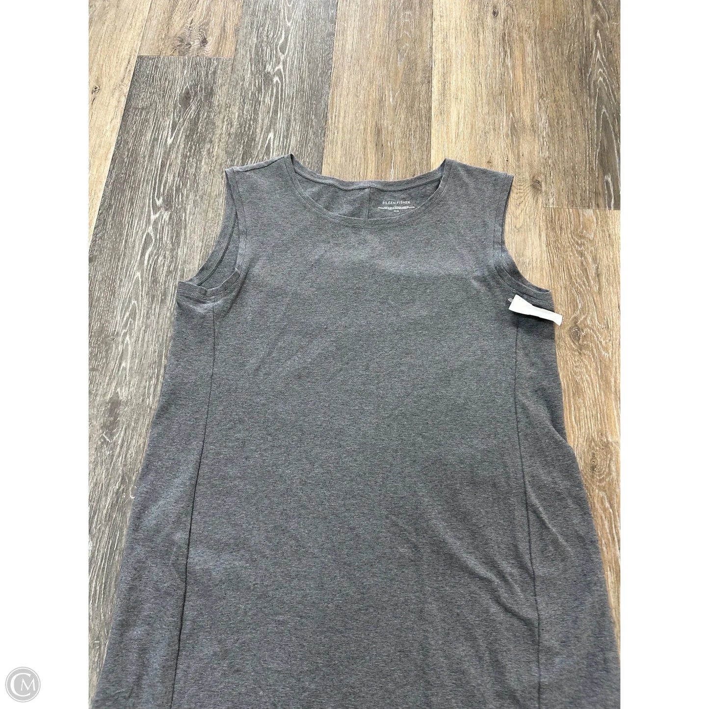 Dress Casual Short By Eileen Fisher In Grey, Size: M