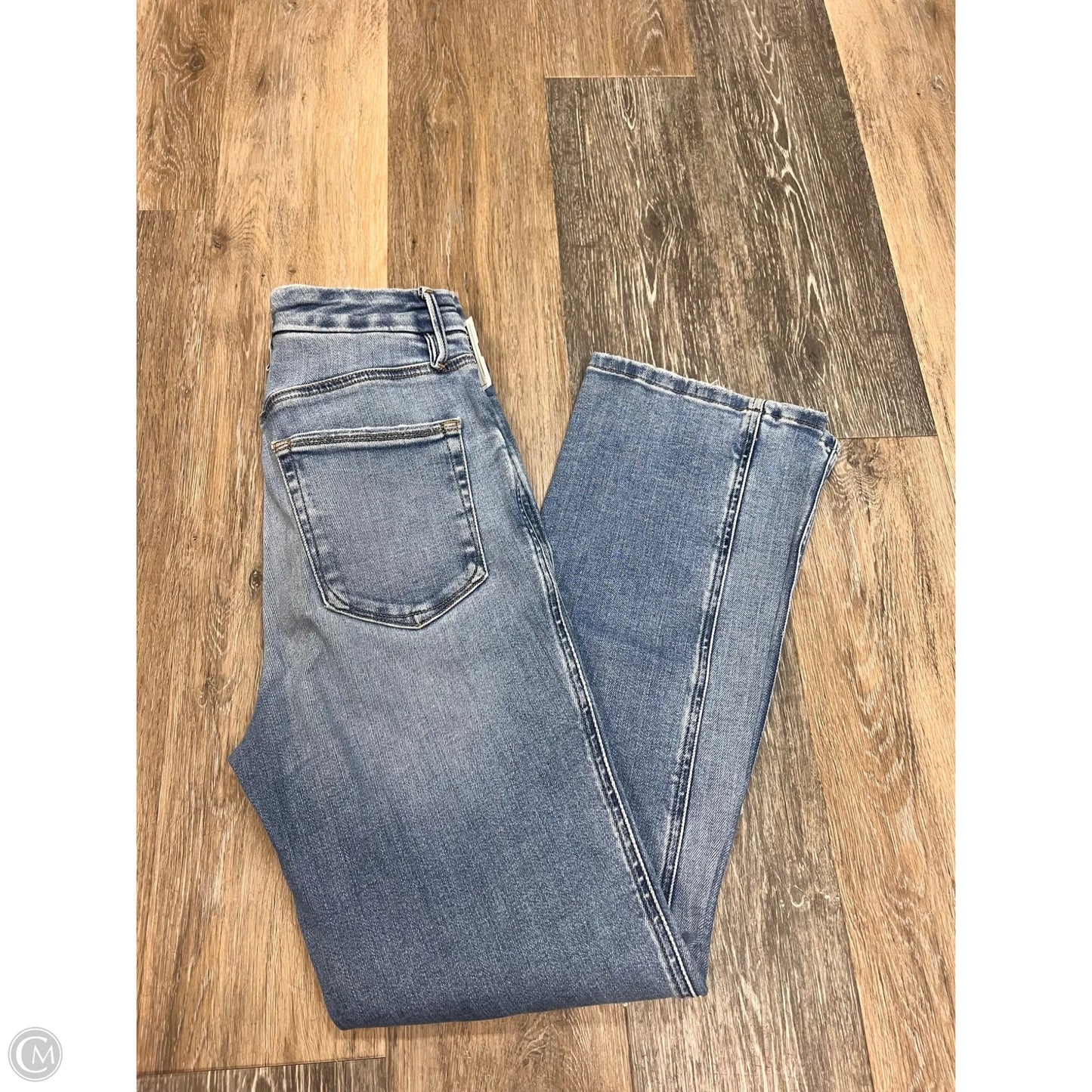 Jeans Straight By Good American In Blue Denim, Size: 6