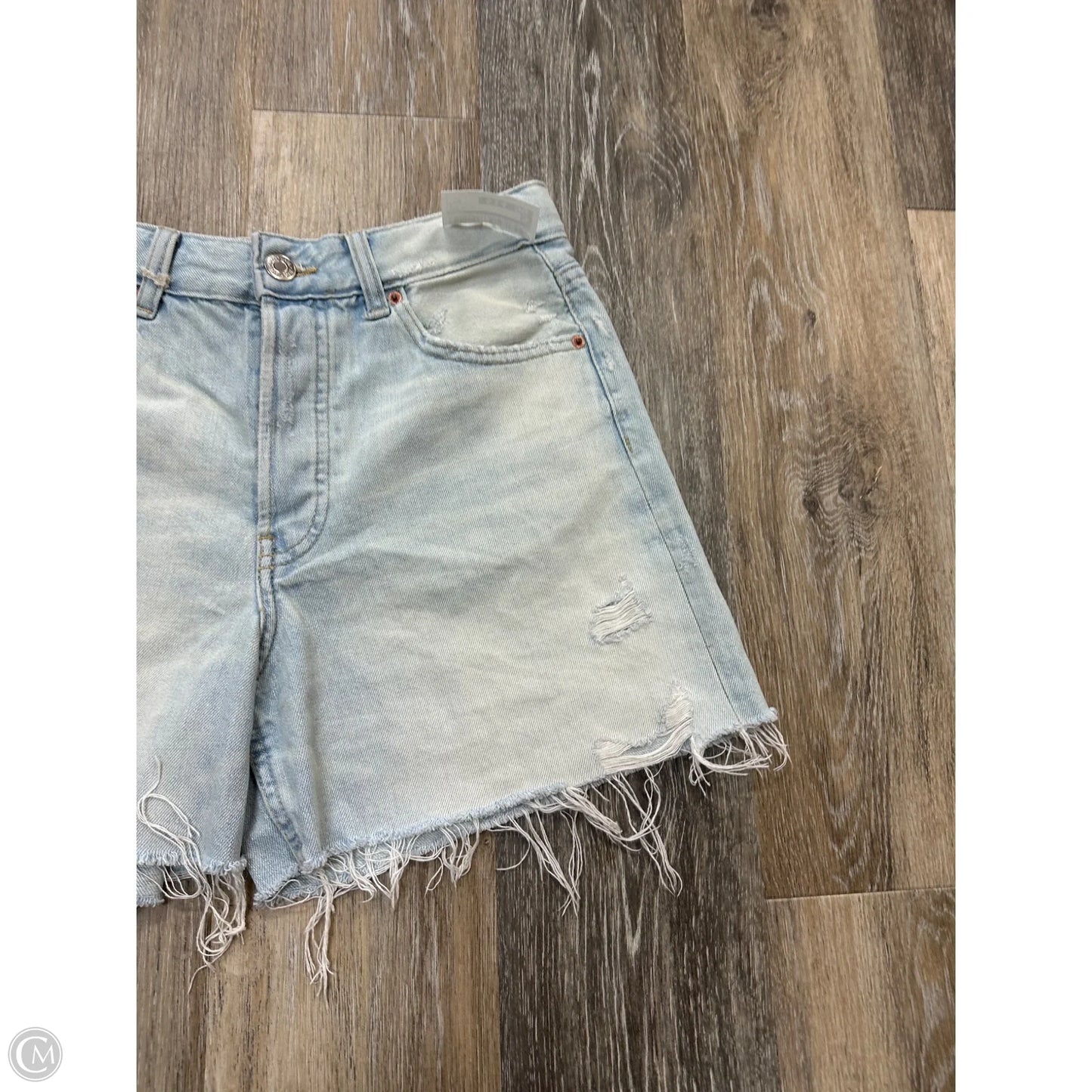 Shorts By Zara In Blue Denim, Size: 4
