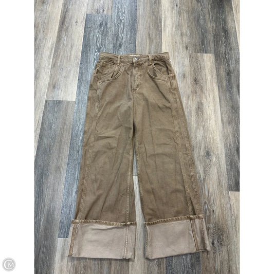 Jeans Wide Leg By We The Free In Tan, Size: 2