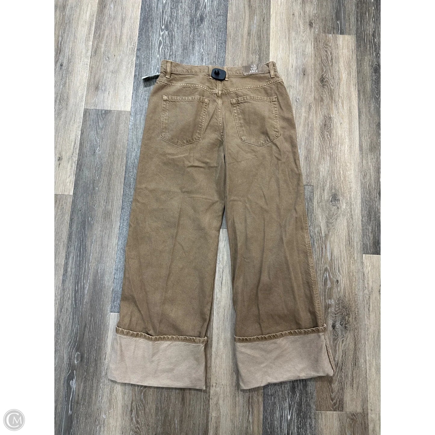 Jeans Wide Leg By We The Free In Tan, Size: 2