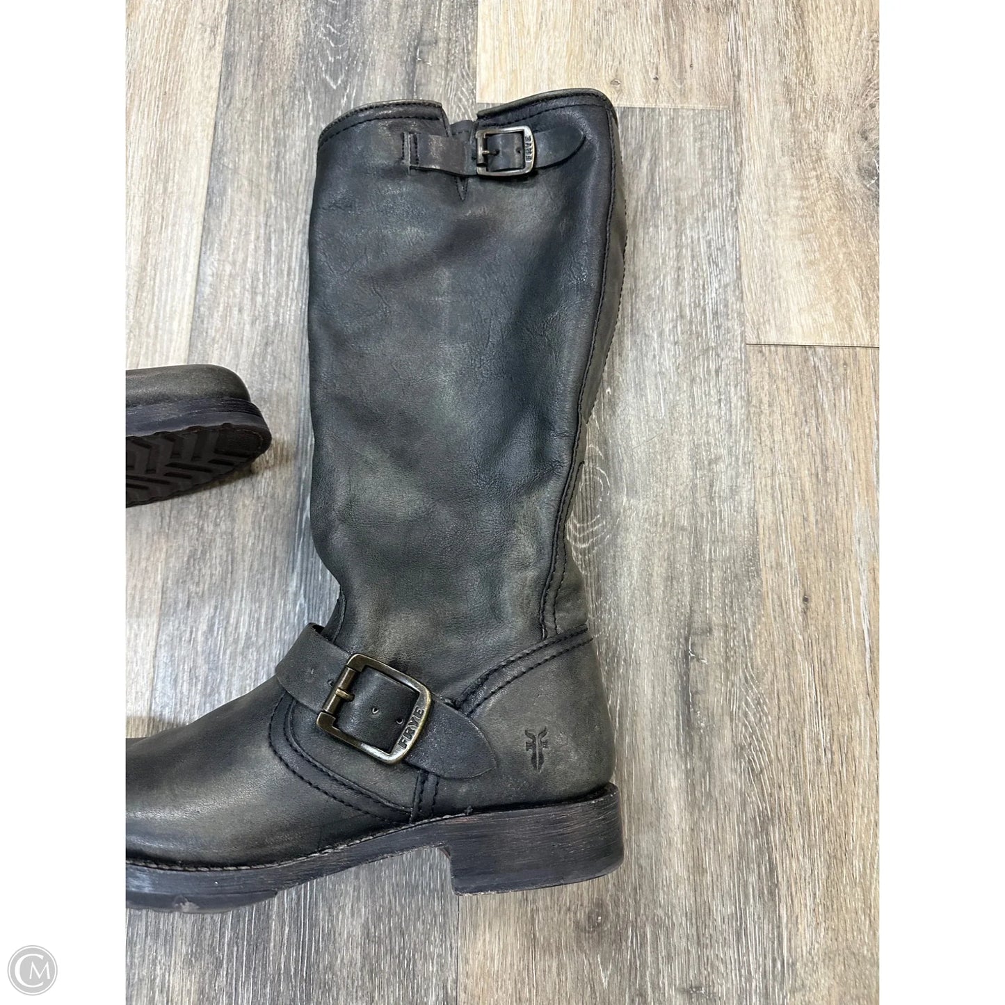 Boots Designer By Frye In Grey, Size: 7.5