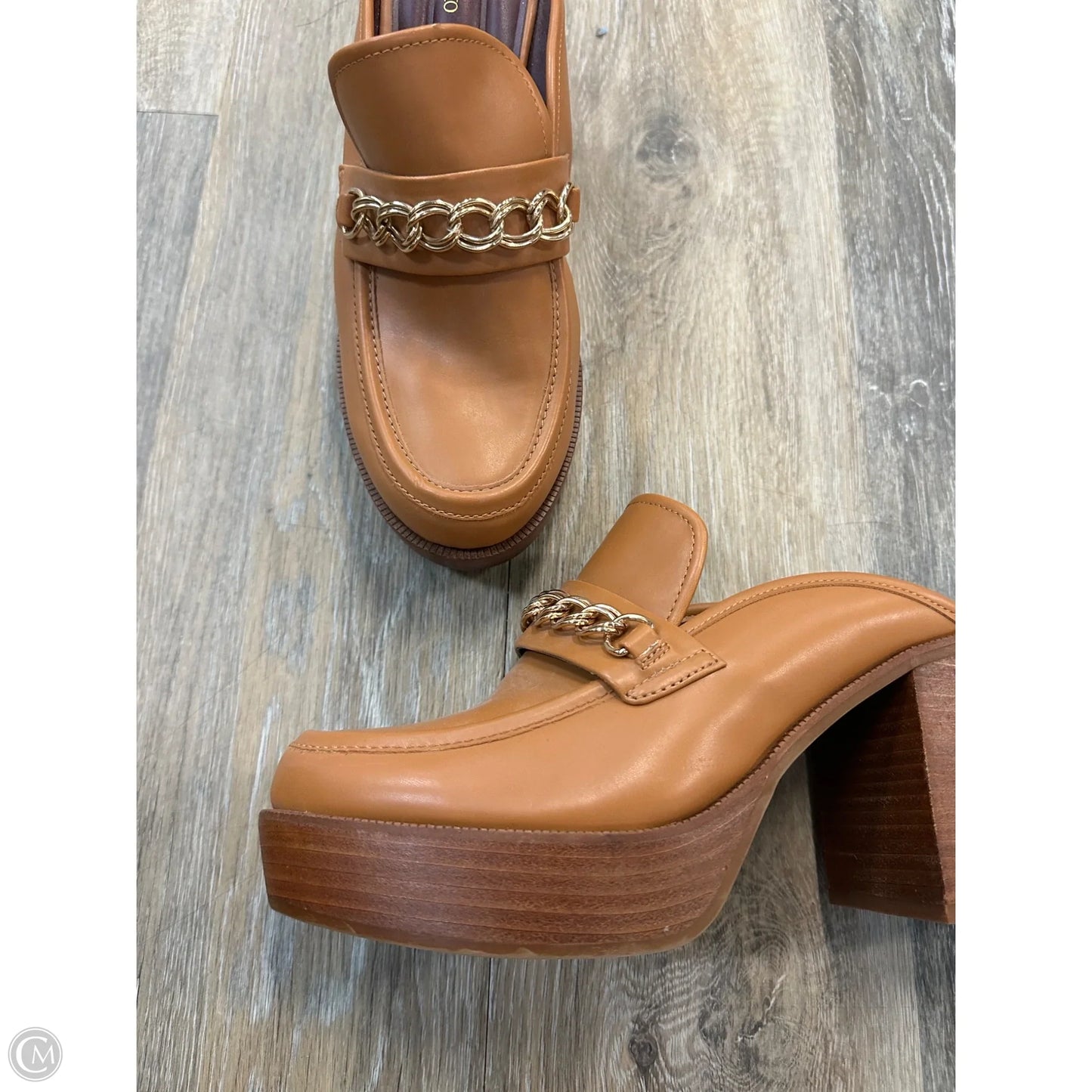 Shoes Heels Block By Franco Sarto In Tan, Size: 10