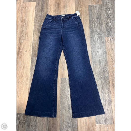 -Jeans Wide Leg By Evereve In Blue Denim, Size: 6/28