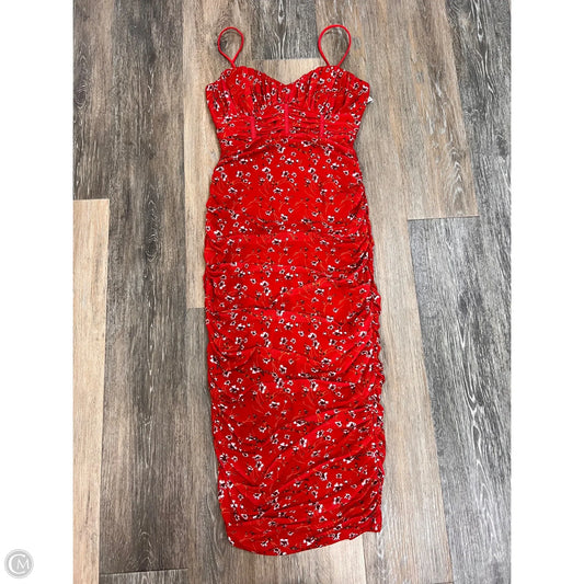 Dress Casual Maxi By Hello Molly In Red, Size: S