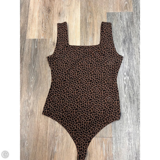 -Bodysuit By The Workshop In Animal Print, Size: L