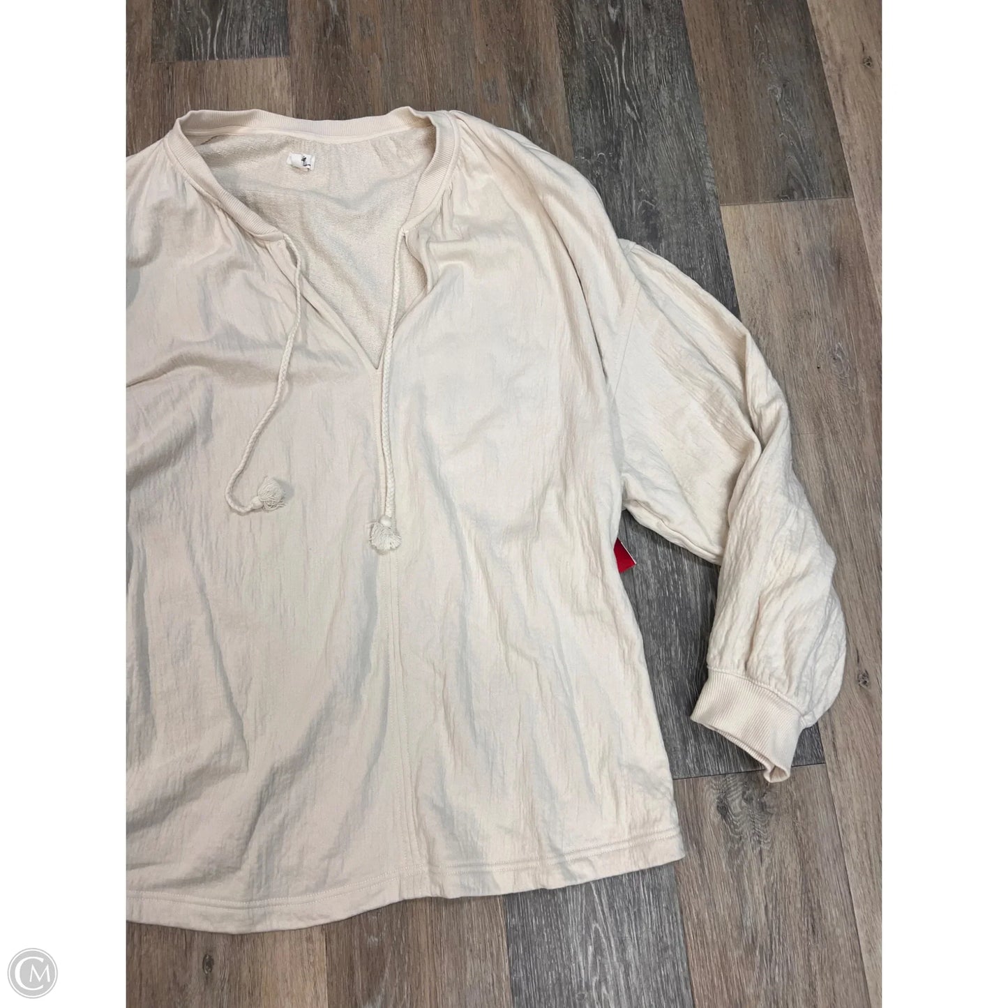 Sweatshirt Collar By Aerie In Cream, Size: Xxl
