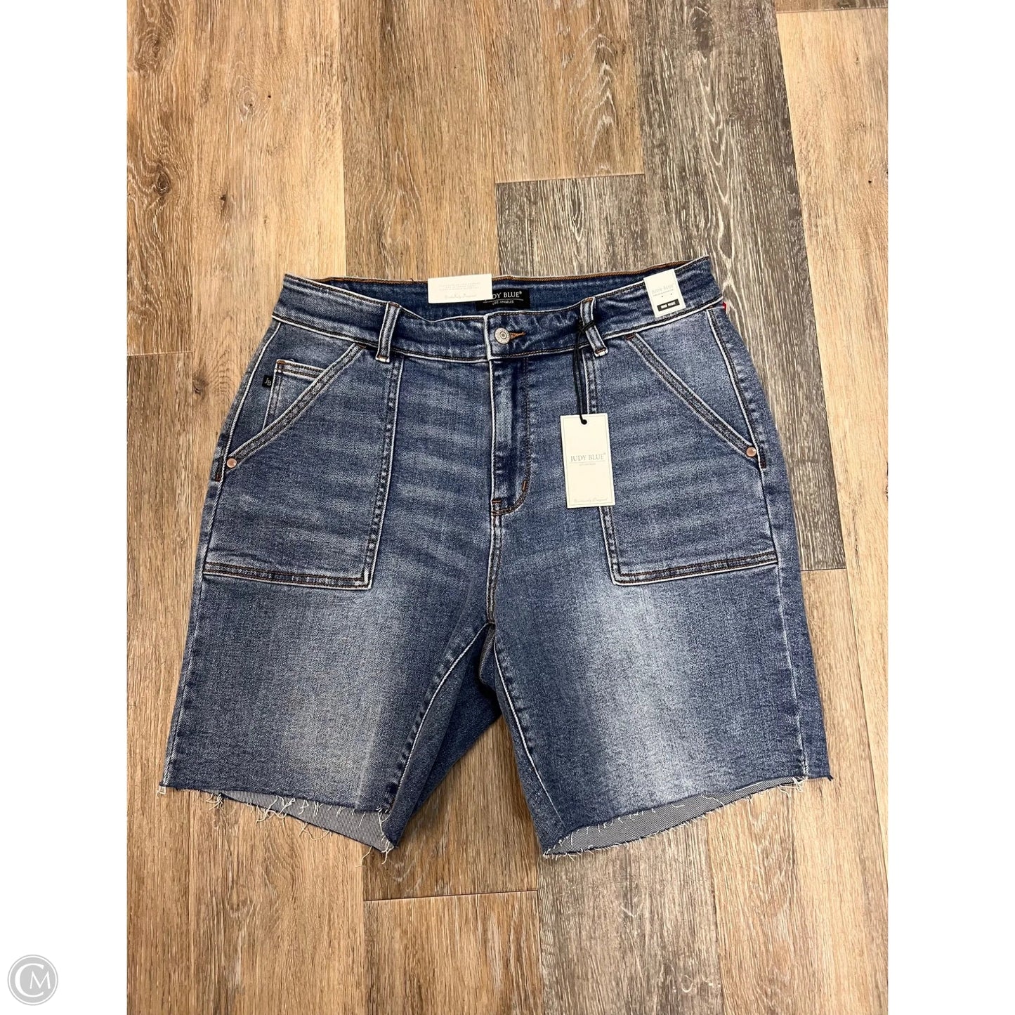 Shorts By Judy Blue In Blue Denim, Size: 1x