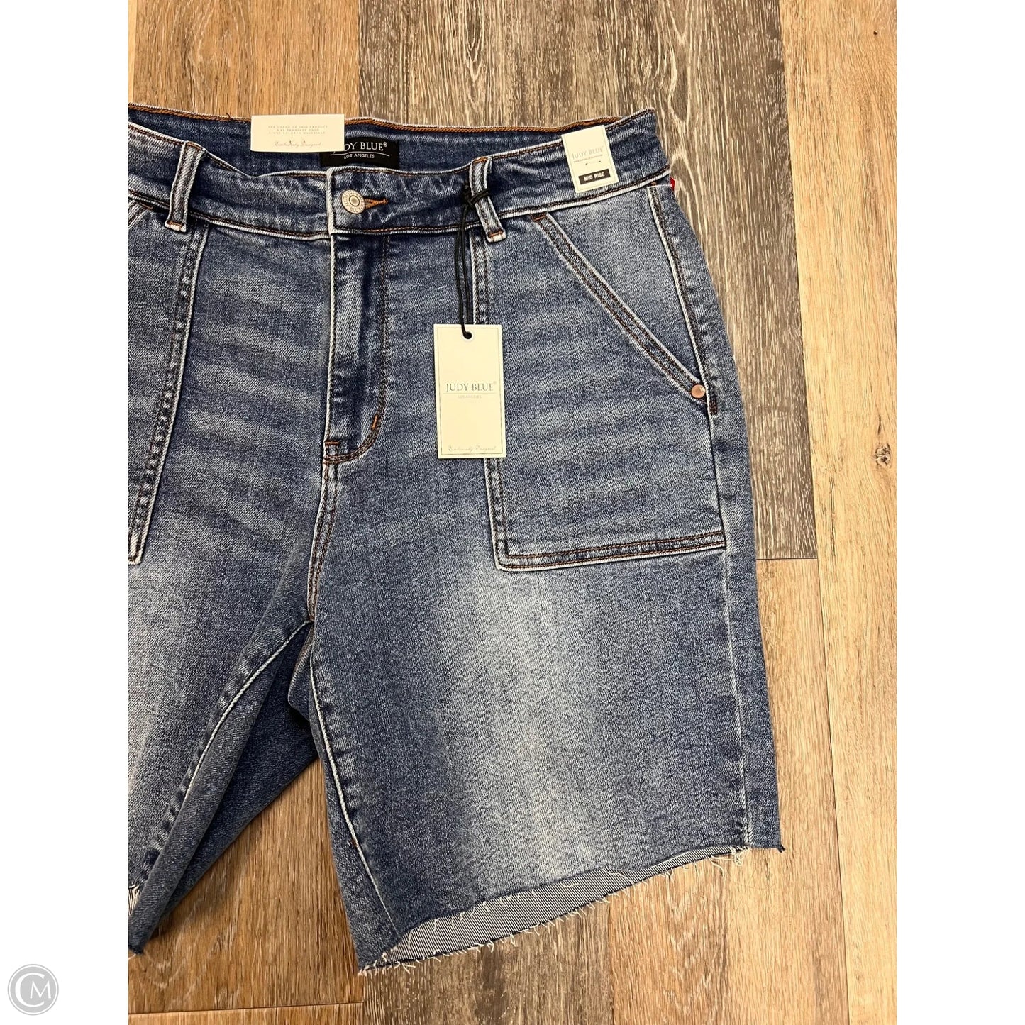 Shorts By Judy Blue In Blue Denim, Size: 1x