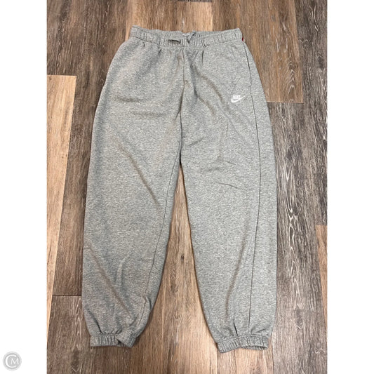 -Athletic Pants By Nike Apparel In Grey, Size: M
