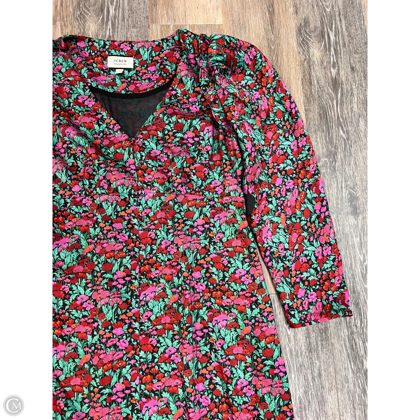 Dress Party Long By J. Crew In Floral Print, Size: 12