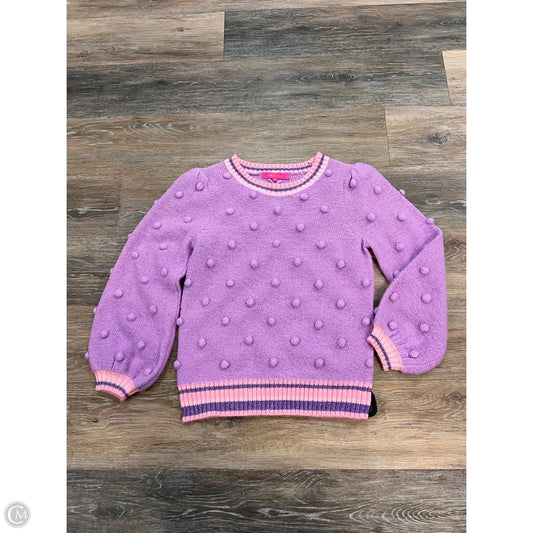 Sweater Designer By Lilly Pulitzer In Purple, Size: Xs