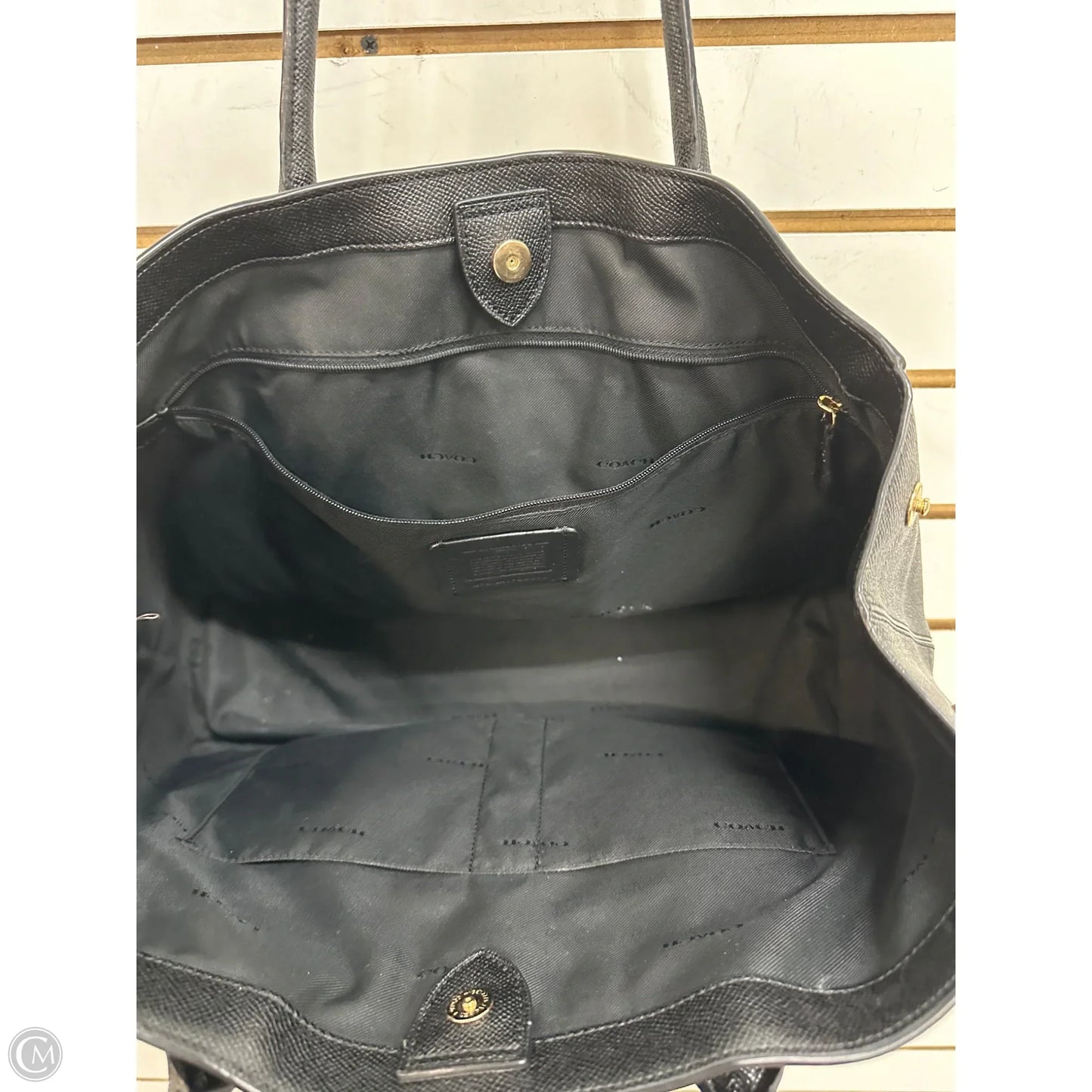 Tote Designer By Coach, Size: Large