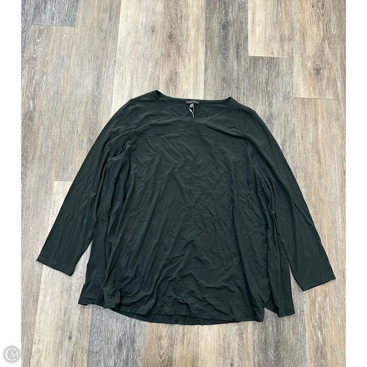 Tunic Long Sleeve By Eileen Fisher In Green, Size: Xl