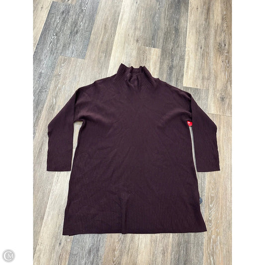 Sweater By Eileen Fisher In Purple, Size: Xl