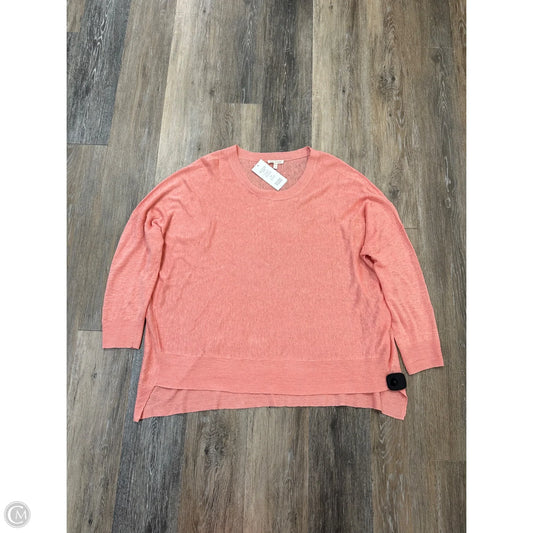 Sweater By Eileen Fisher In Peach, Size: Xl