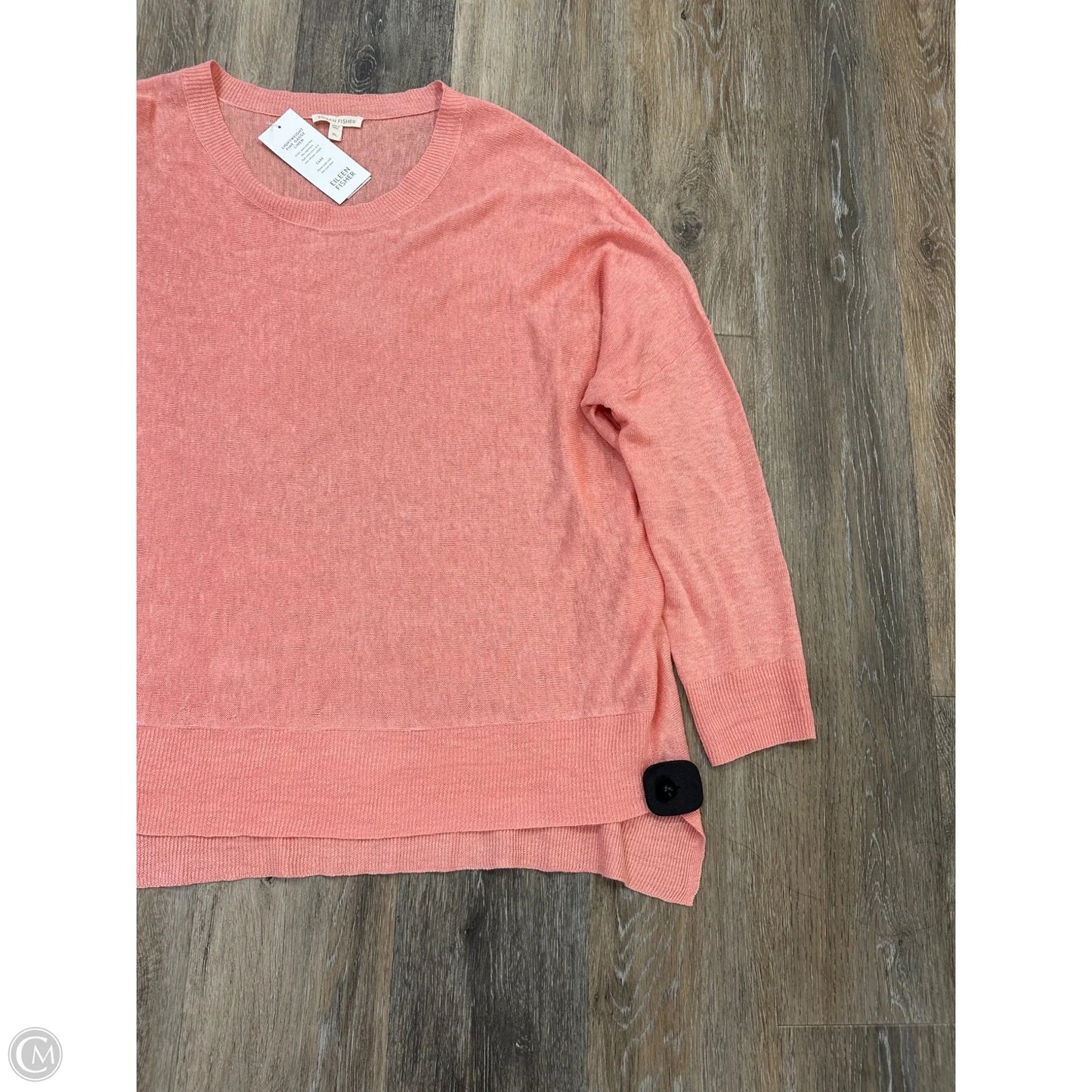 Sweater By Eileen Fisher In Peach, Size: Xl
