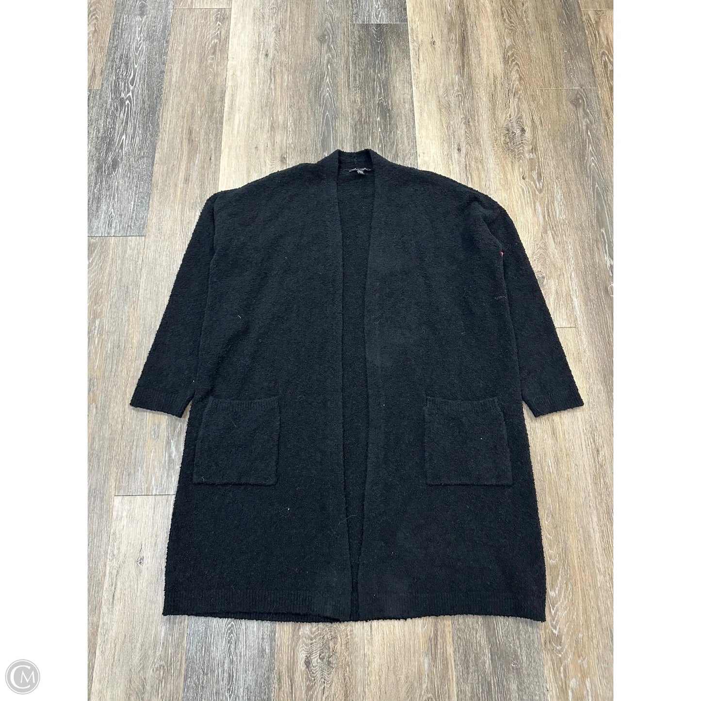 Sweater Cardigan By Eileen Fisher In Black, Size: M