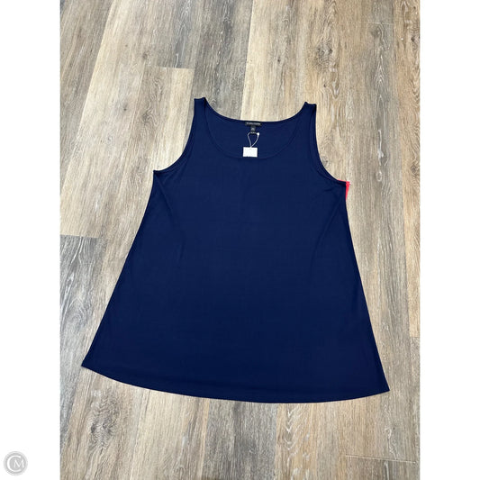 Tank Top By Eileen Fisher In Blue, Size: Xl