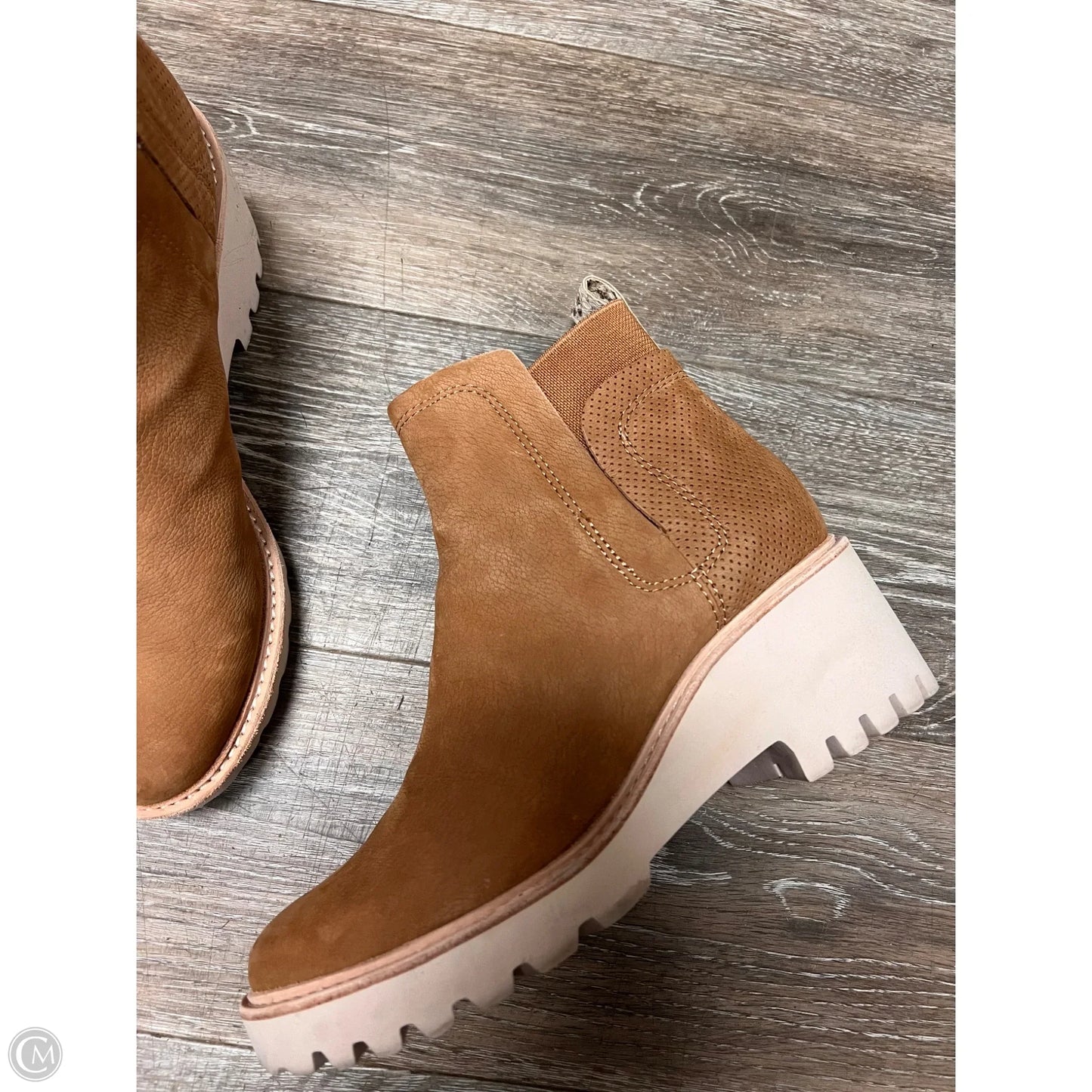 Boots Ankle Heels By Dolce Vita In Tan, Size: 9