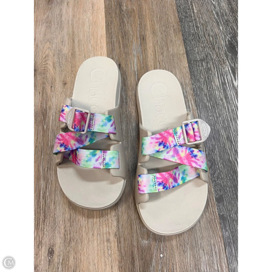 Sandals Flats By Chacos In Multi-colored, Size: 9