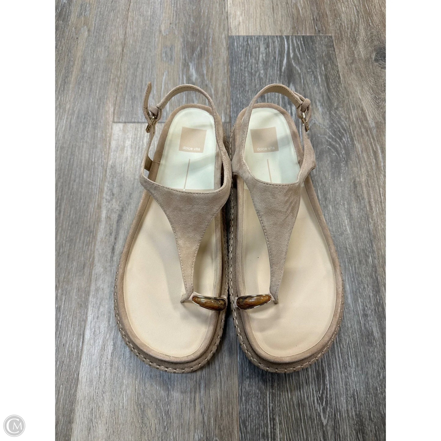 Sandals Flats By Dolce Vita In Tan, Size: 9.5