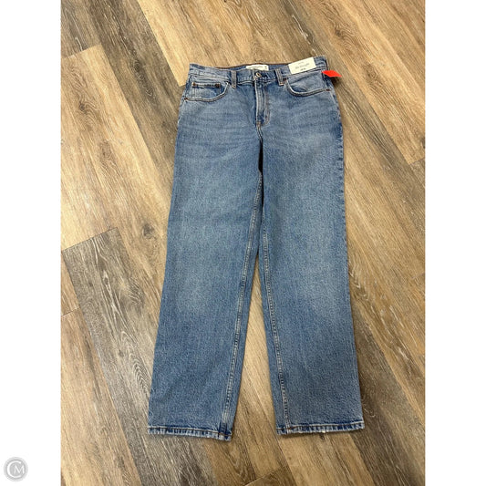 Jeans Straight By Abercrombie And Fitch In Blue Denim, Size: 8S