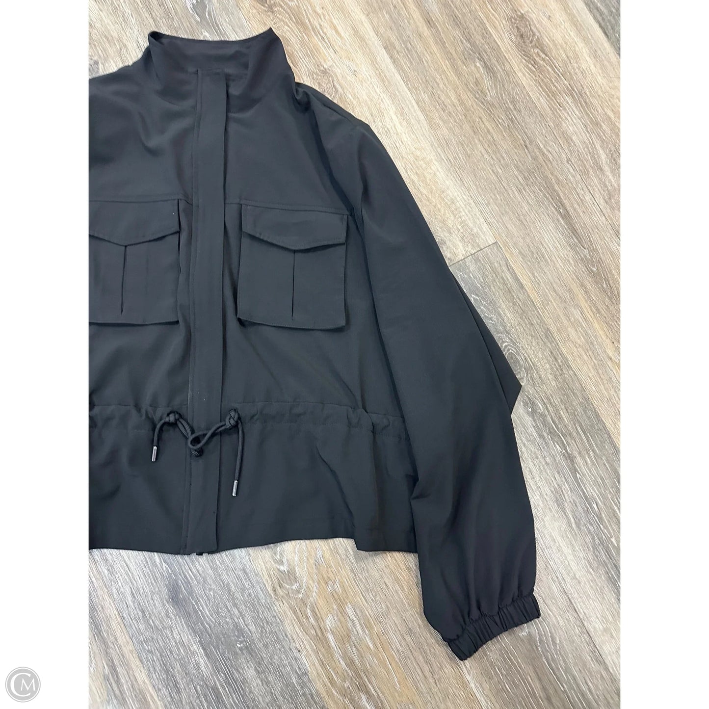 Jacket Windbreaker By Rae Mode In Black, Size: 2x