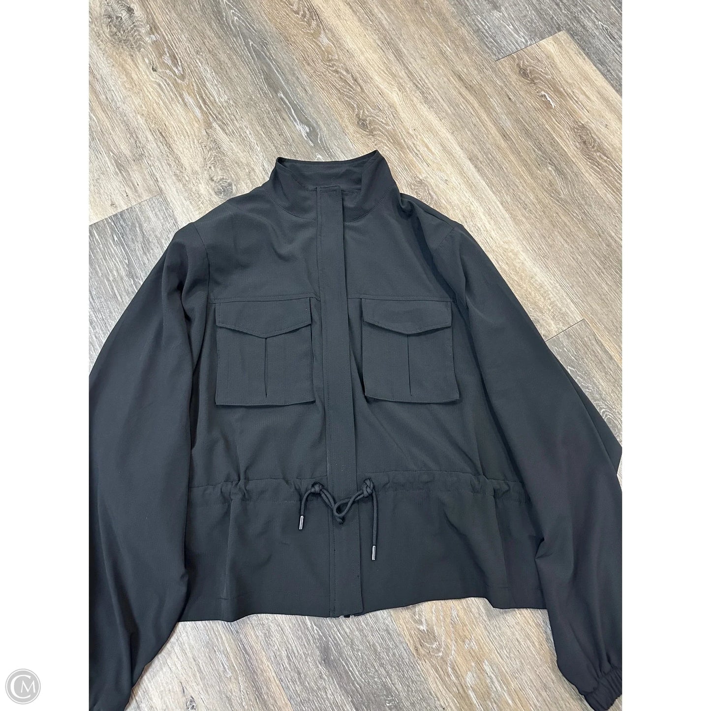 Jacket Windbreaker By Rae Mode In Black, Size: 2x