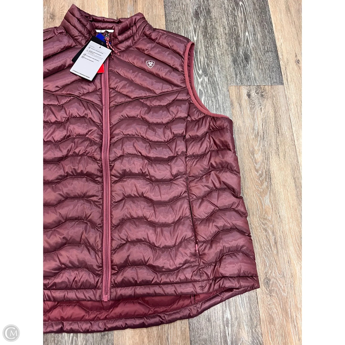 Vest Puffer & Quilted By Ariat In Purple, Size: Xxl