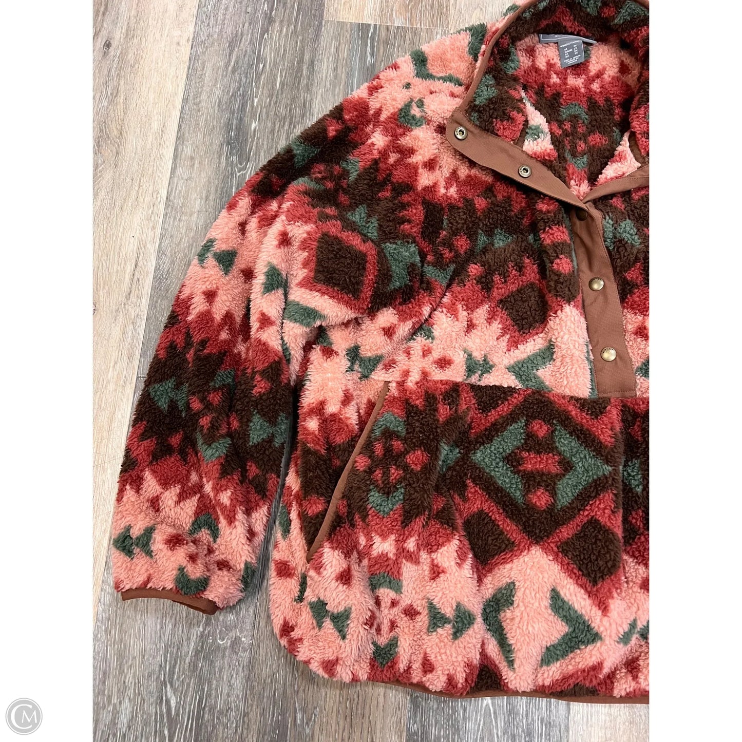 Jacket Faux Fur & Sherpa By Ariat In Multi-colored, Size: 2x