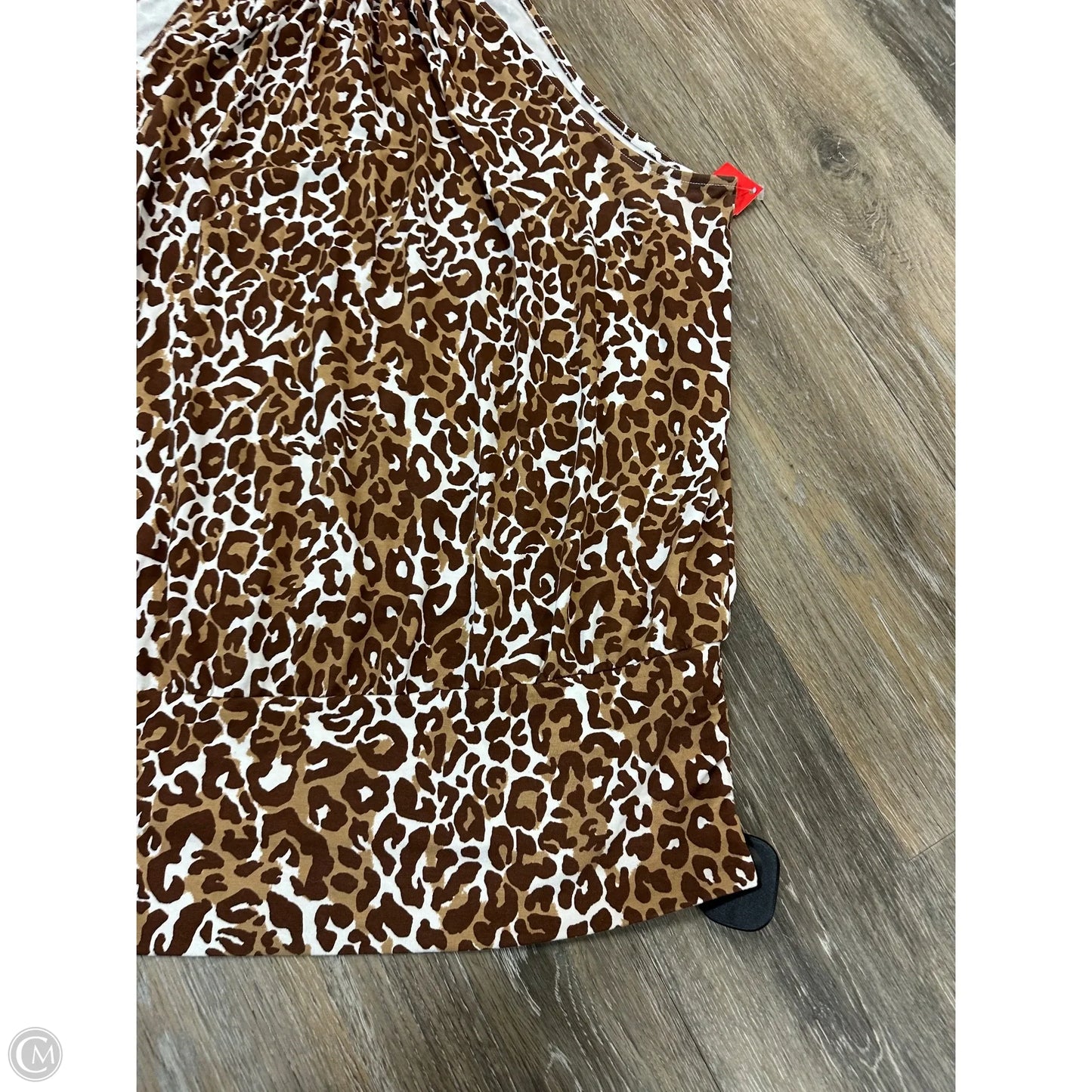 Top Sleeveless Designer By Lilly Pulitzer In Animal Print, Size: Xl