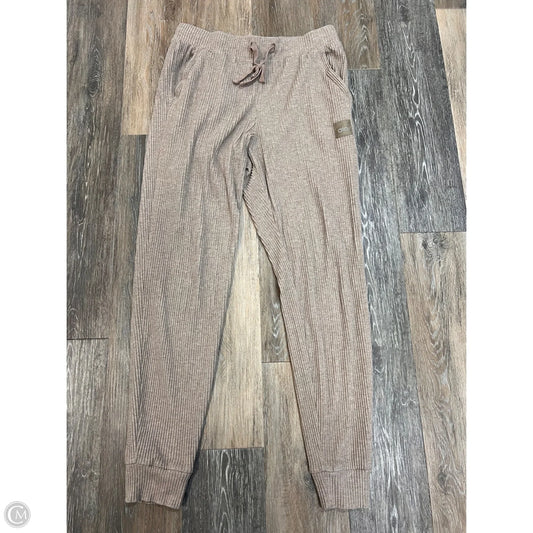 Athletic Pants By Alo In Tan, Size: M