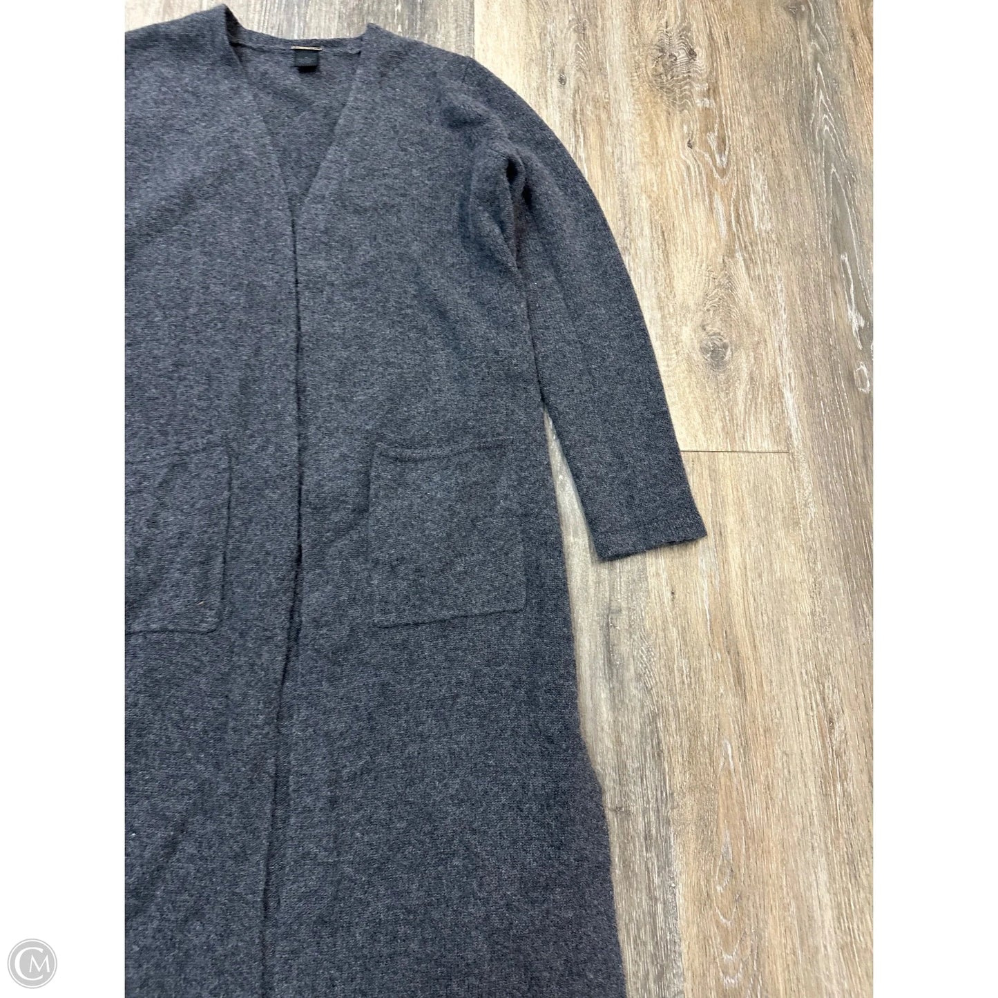 Sweater Cardigan Cashmere By Magaschoni In Grey, Size: M