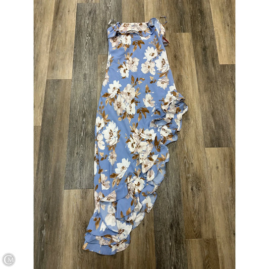 Dress Party Long By Abercrombie And Fitch In Floral Print, Size: M